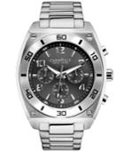 Caravelle New York By Bulova Men's Chronograph Stainless Steel Bracelet Watch 33mm 43a120
