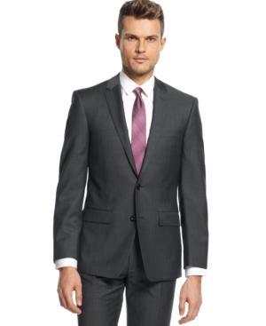 Dkny Grey Jacket Extra Slim Fit
