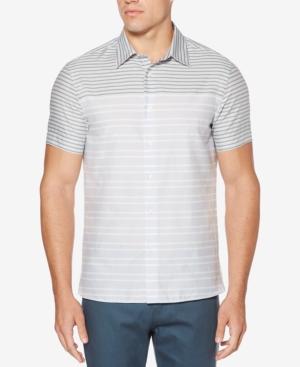 Perry Ellis Men's Engineered Striped Shirt