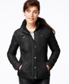 Maralyn & Me Quilted Zip-front Jacket