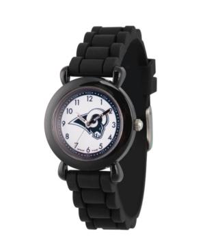 Gametime Nfl Los Angeles Rams Kids' Black Plastic Time Teacher Watch