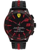 Ferrari Men's Analog-digital Scuderia Xx Ultraveloce Black Silicone Strap Smart Watch 48mm 0830375