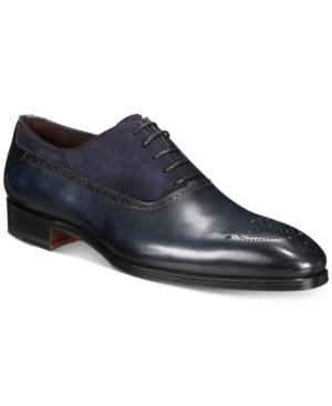 Massimo Emporio Men's Mixed Water Resistant Brogue Oxfords, Created For Macy's Men's Shoes