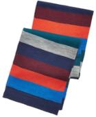 Club Room Men's Collegiate Striped Scarf, Created For Macy's