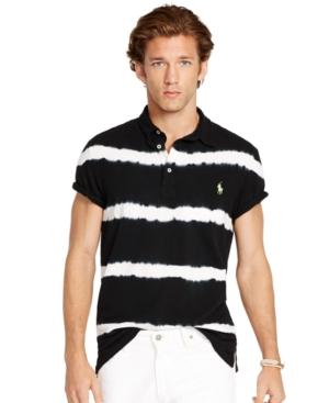Polo Ralph Lauren Striped Featherweight Mesh Polo Shirt