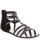 Report Layshia Rhinestone Gladiator Sandals Women's Shoes