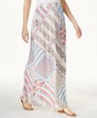 Tommyxgigi Silk Printed Maxi Skirt