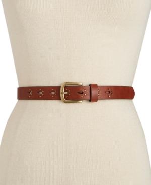 Inc International Concepts Studded Keeper Belt, Only At Macy's