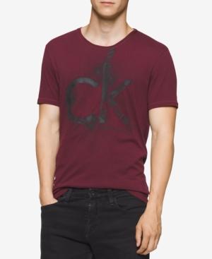 Calvin Klein Jeans Men's Ck Pixel Puff Graphic-print Logo T-shirt