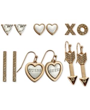 Guess Two-tone 6-pc. Stud Earrings