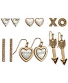 Guess Two-tone 6-pc. Stud Earrings