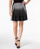 Catherine Catherine Malandrino Striped A-line Skirt