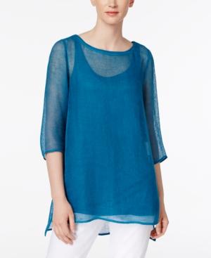 Eileen Fisher Organic Linen-blend Tunic, Regular & Petite