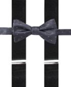 Alfani Grey Bow Tie & Suspender Set, Only At Macy's
