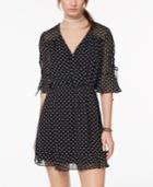 Trixxi Juniors' Embroidered Fit & Flare Dress