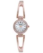 Style & Co. Watch, Women's Rose Gold-tone Open Bangle Bracelet 22mm Sc1400