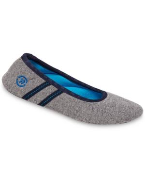 Isotoner Signature Active Heathered Knit Ballerina Slippers With Smartdri