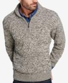 Weatherproof Vintage Men's Shawl-collar Quarter-zip Sweater