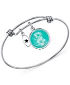 Unwritten The Sun Always Shines When I'm With You Bangle Bracelet In Stainless Steel And Silver-plate