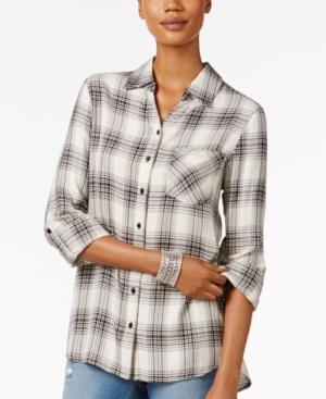Style & Co. Petite Plaid Shirt, Only At Macy's