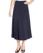 Jm Collection Petite Seamed A-line Skirt, Only At Macy's