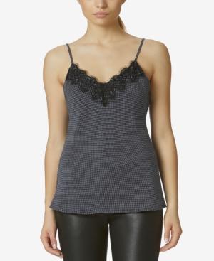 Avec Les Filles Lace-trim Swiss Dot-print Camisole