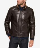 Marc New York Men's Vintage Faux Leather Jacket