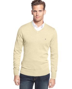 Tommy Hilfiger Signature Solid V-neck Sweater