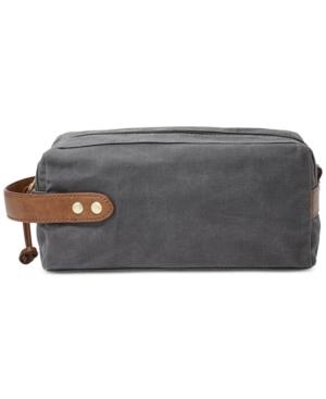 Fossil Men's Waxed Canvas Shave Kit