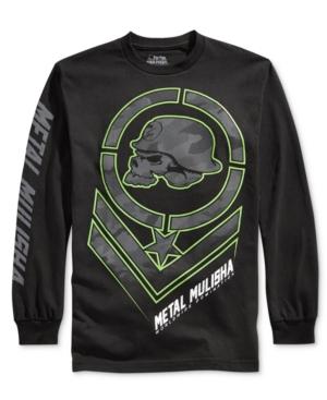 Metal Mulisha Men's Mission Graphic-print Logo Long-sleeve T-shirt