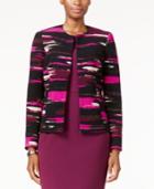 Kasper Petite Brushstroke-print Blazer