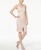 Guess Mesh V-neck Sheath Dress