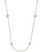 Charter Club Gold-tone Imitation Pearl Station Necklace, Only At Macy's