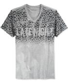 Guess Men's Late Night Ombre Graphic-print V-neck T-shirt