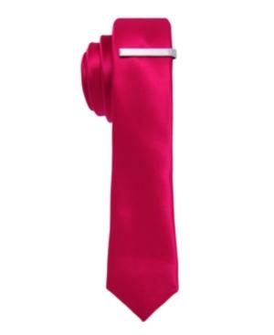 Alfani Solid Sateen Skinny Tie