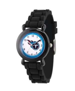 Gametime Nfl Tennessee Titans Kids' Black Plastic Time Teacher Watch
