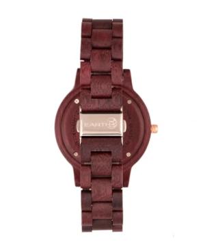 Earth Wood Pike Wood Bracelet Watch Plum 45mm