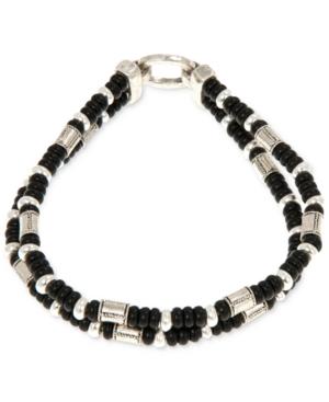 R.t. James Men's Beaded Double Strand Bracelet, Created For Macy's