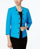 Kasper Grommet-trim Blazer