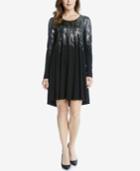 Karen Kane Metallic-print Shift Dress