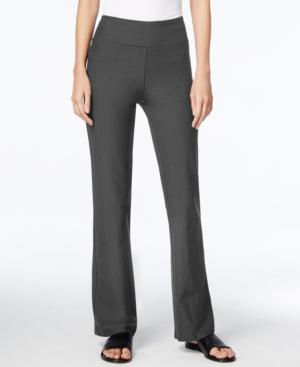 Eileen Fisher Washable Crepe Pull-on Bootcut Pants