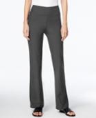 Eileen Fisher Washable Crepe Pull-on Bootcut Pants