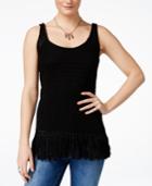 Lucky Brand Nomad Fringe Tank Top