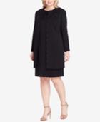 Tahari Asl Plus Size Scalloped Topper Jacket & Dress