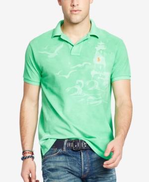 Polo Ralph Lauren Men's Custom-fit Printed Polo