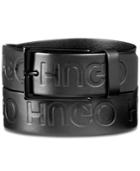 Hugo Boss Men's Giaci Embossed Logo Leather Belt