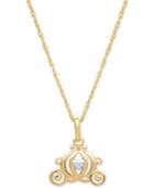 Disney Children's Carriage 15 Pendant Necklace In 14k Gold