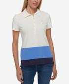 Tommy Hilfiger Striped Polo Top, Created For Macy's