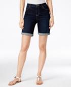 Style & Co. Caneel Wash Boyfriend Denim Shorts, Only At Macy's