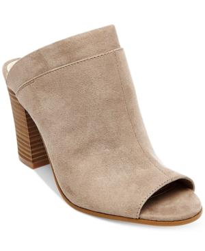 Madden Girl Norma Block Heel Mules Women's Shoes